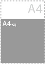 A4-Square<br/><span style='font-size:11px;'>(21,0 * 21,0 cm)</span>